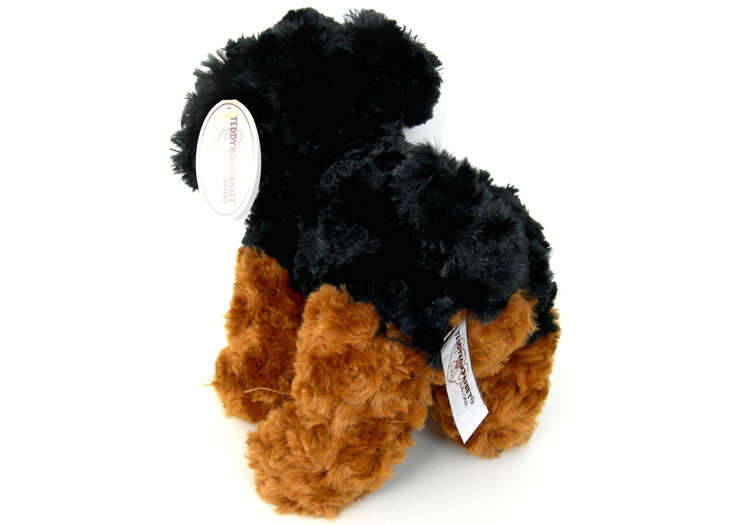 Teddykompaniet Teddy Dog Black & Brown - Click Image to Close