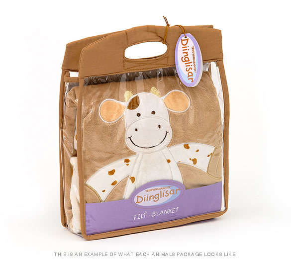 Teddykompaniet Diinglisar Blanket Cow (Filt, Kossa)