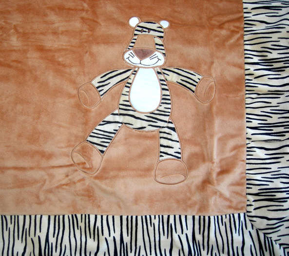 Teddykompaniet Diinglisar Wild Blanket Tiger (Filt, Tiger)