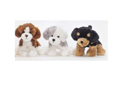 Teddykompaniet Mischevous Dogs 7" Dark Colors - Click Image to Close