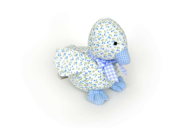 Teddykompaniet Duck Rattle Blue (Anka m. Skallra) TEDDY-5003-B