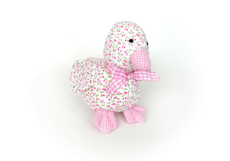 Teddykompaniet Duck Rattle Pink (Anka m. Skallra) TEDDY-5003-P