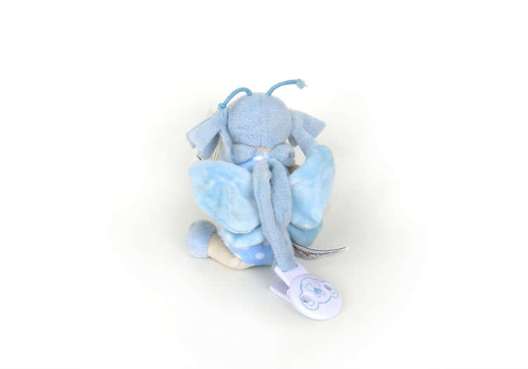 Teddykompaniet Teddy Baby Bee Blue (Bin) - Click Image to Close