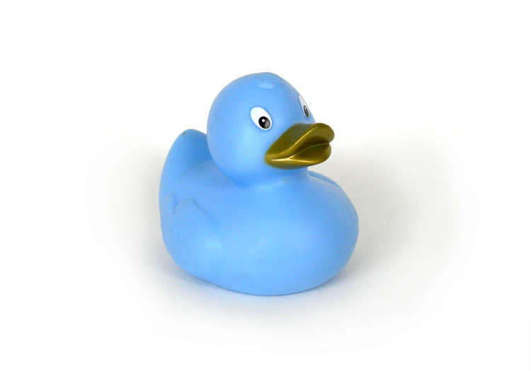 Teddykompaniet Bath Rubber Duck Light Blue (Badankor) - Click Image to Close