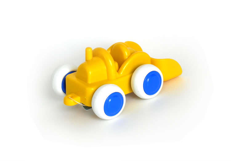 Viking Toys 4" Chubbies Bulldozer Yellow - Click Image to Close