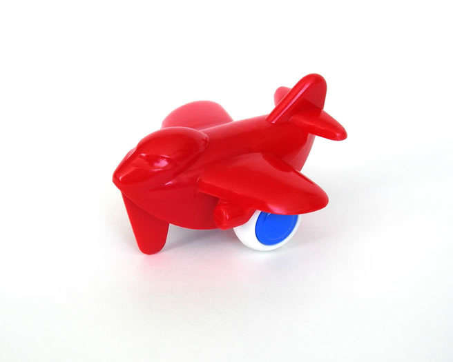 Viking Toys 4" Chubbies Jet Plane Red