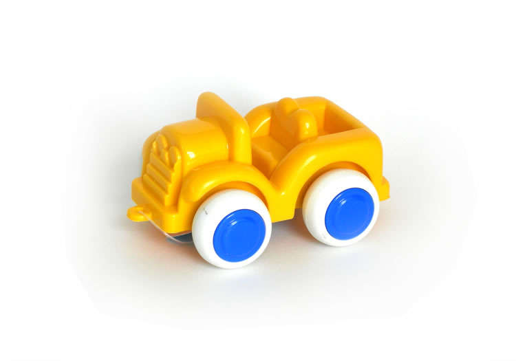 Viking Toys 4" Chubbies Off-Road Jeep Yellow VIKING-1149-JY