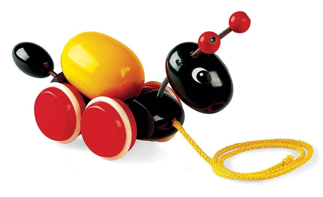 BRIO Wooden Pull Along Ant with Egg 30367 BRIO-30367
