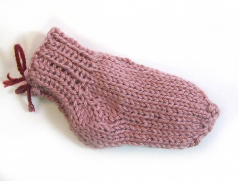 KSS Pink Knitted Socks (3-6 Months) KSS-BO-092