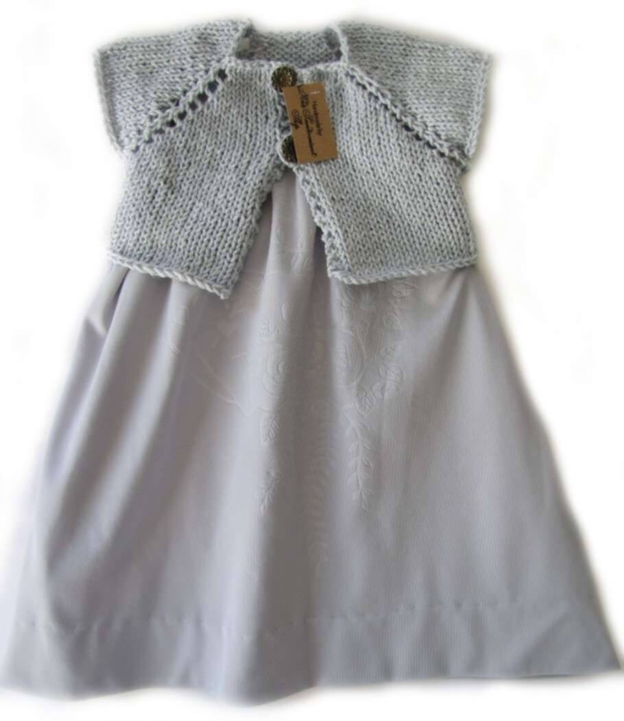 KSS Grey Cotton Polyester Dress and Vest 3 Years KSS-DR-080-EB