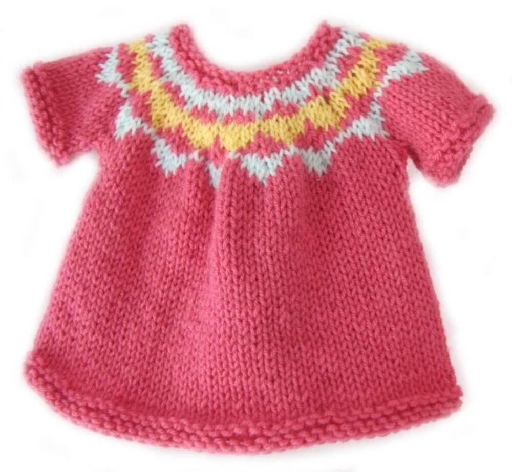 KSS Dark Pink Knitted Dress 12 Months KSS-DR-091-AZ