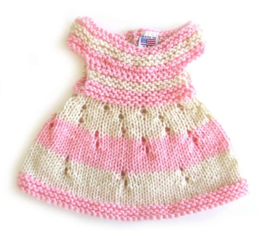 KSS Pink/White Crocheted Sleeveless Dress 9 Months DR-130 KSS-DR-130-EBK