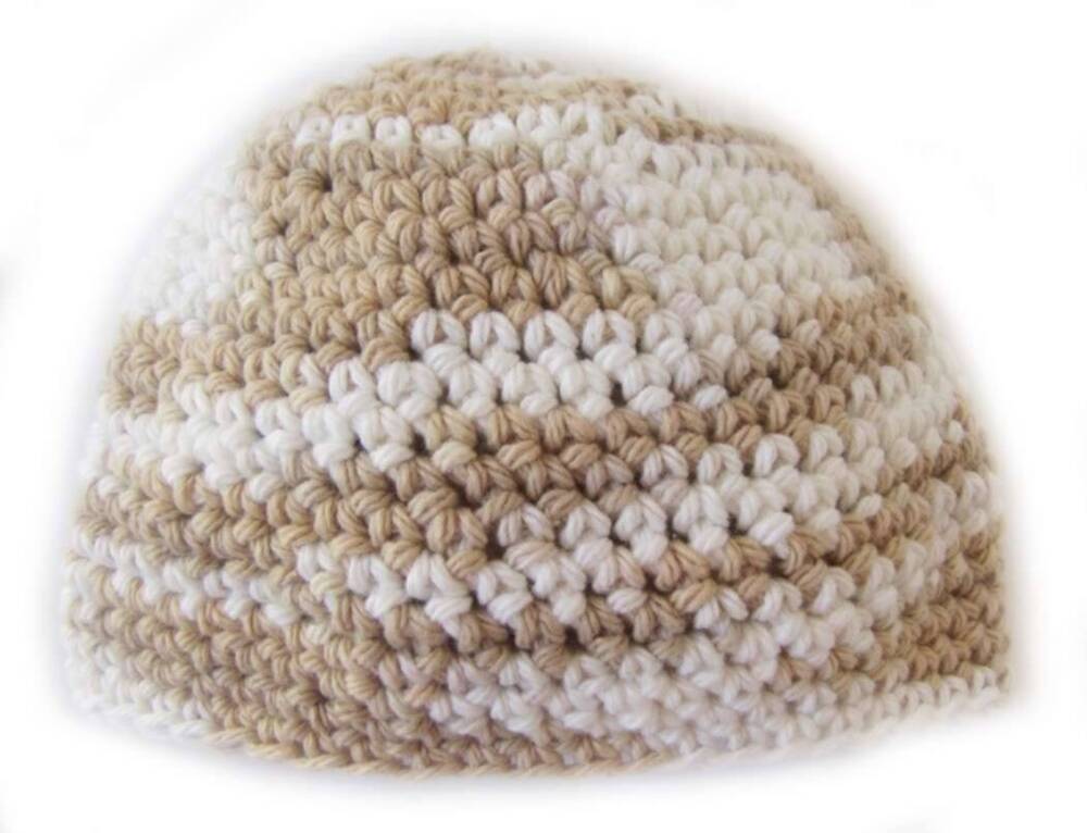 KSS Brown Crocheted Cotton Cap 15-16" (12 - 24 Months) KSS-HA-169