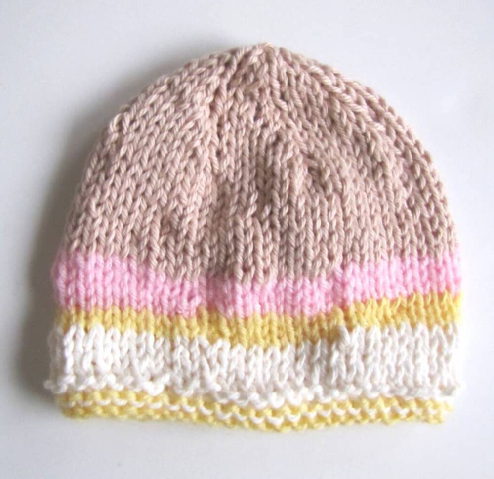 KSS Very Soft Pink Beanie Hat 13" (0-3 Months) KSS-HA-573-SW-240-EBK