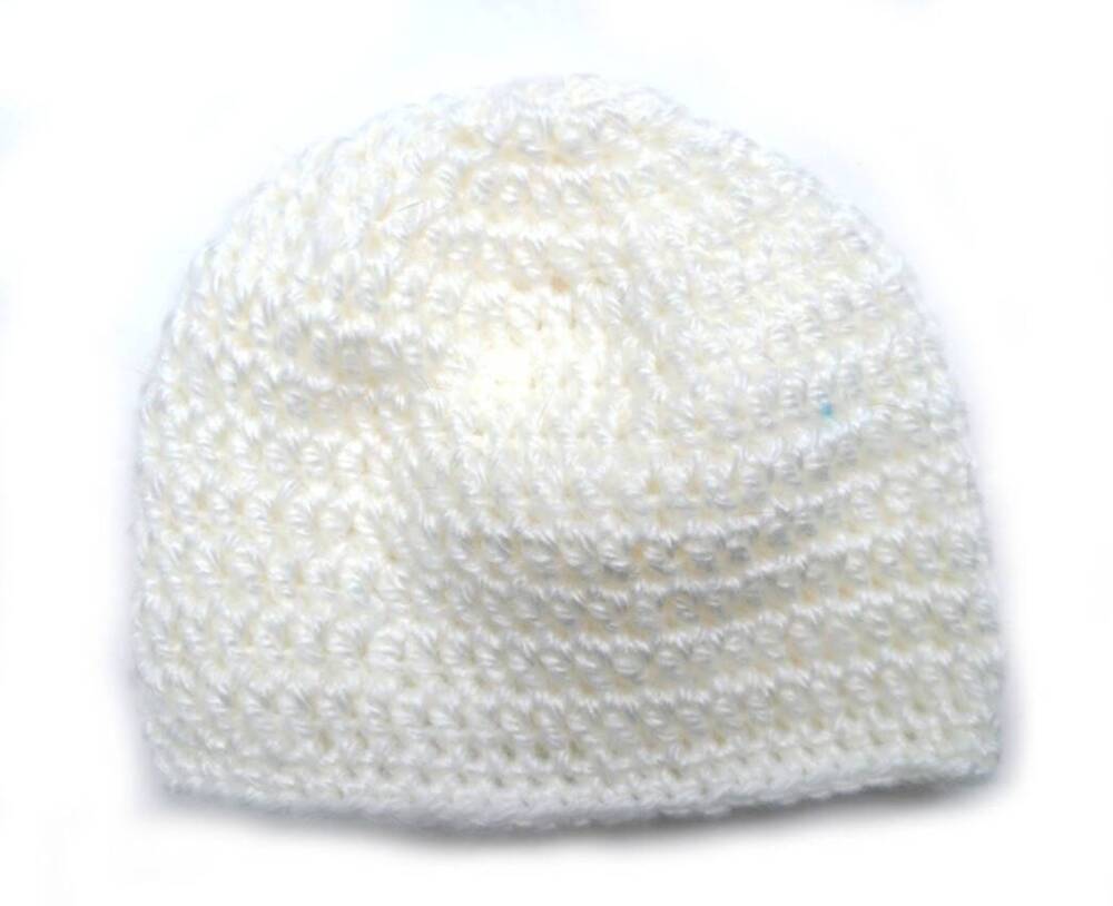 KSS White Soft Hat 14" (6 Months) HA-792