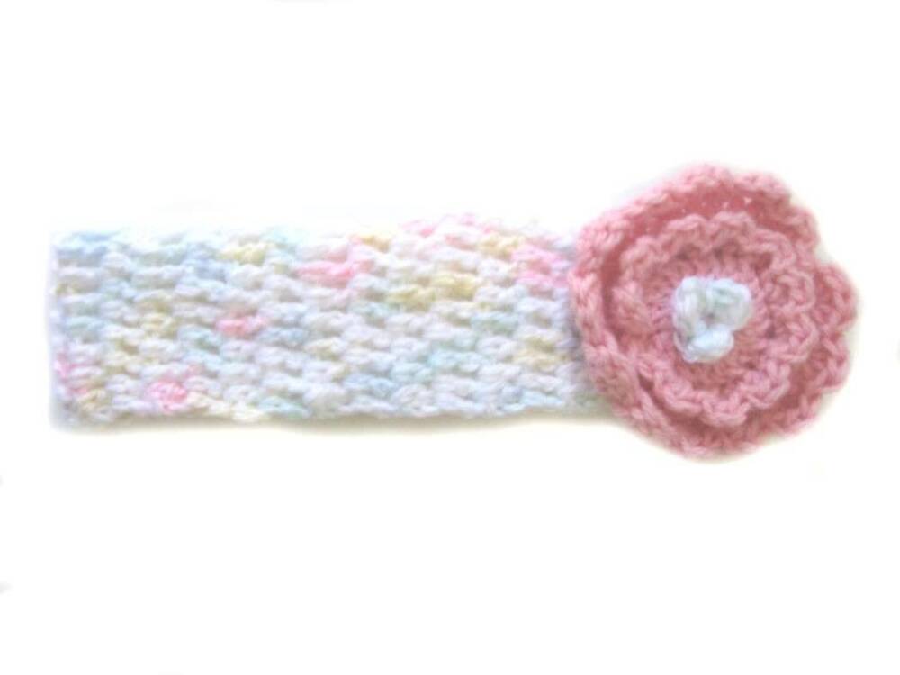 KSS Crocheted Pastel Colored headband 1-3 Years