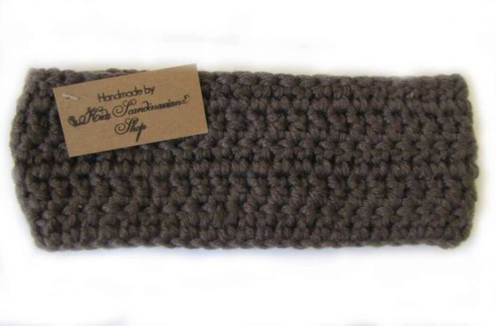 KSS Charcoal Crocheted Headband 17-19" (2-4 Years) KSS-HB-190
