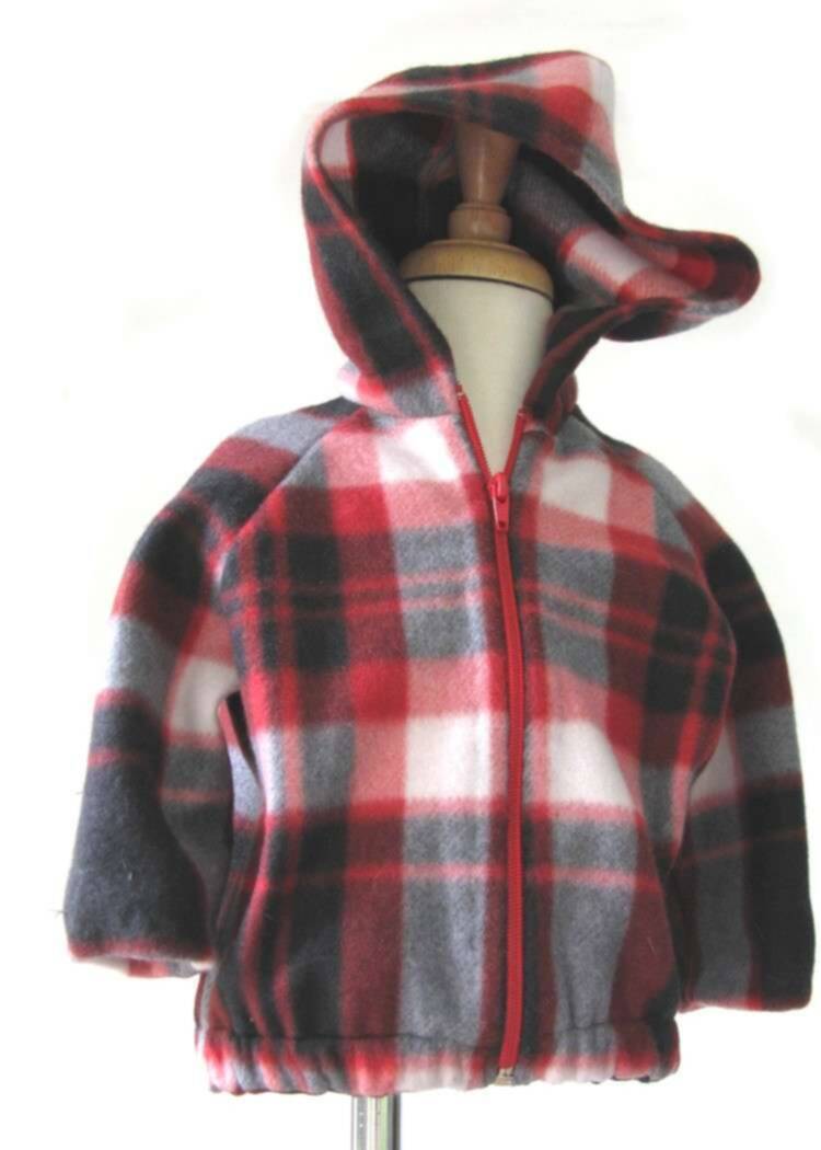 KSS Country Plaid Hooded Fleece Jacket (2 - 3 Years) KSS-JA-003-98cm