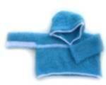 KSS Turquoise Mohair Sweater Hoodie & Pants (12 Months) SW-070 - Click Image to Close