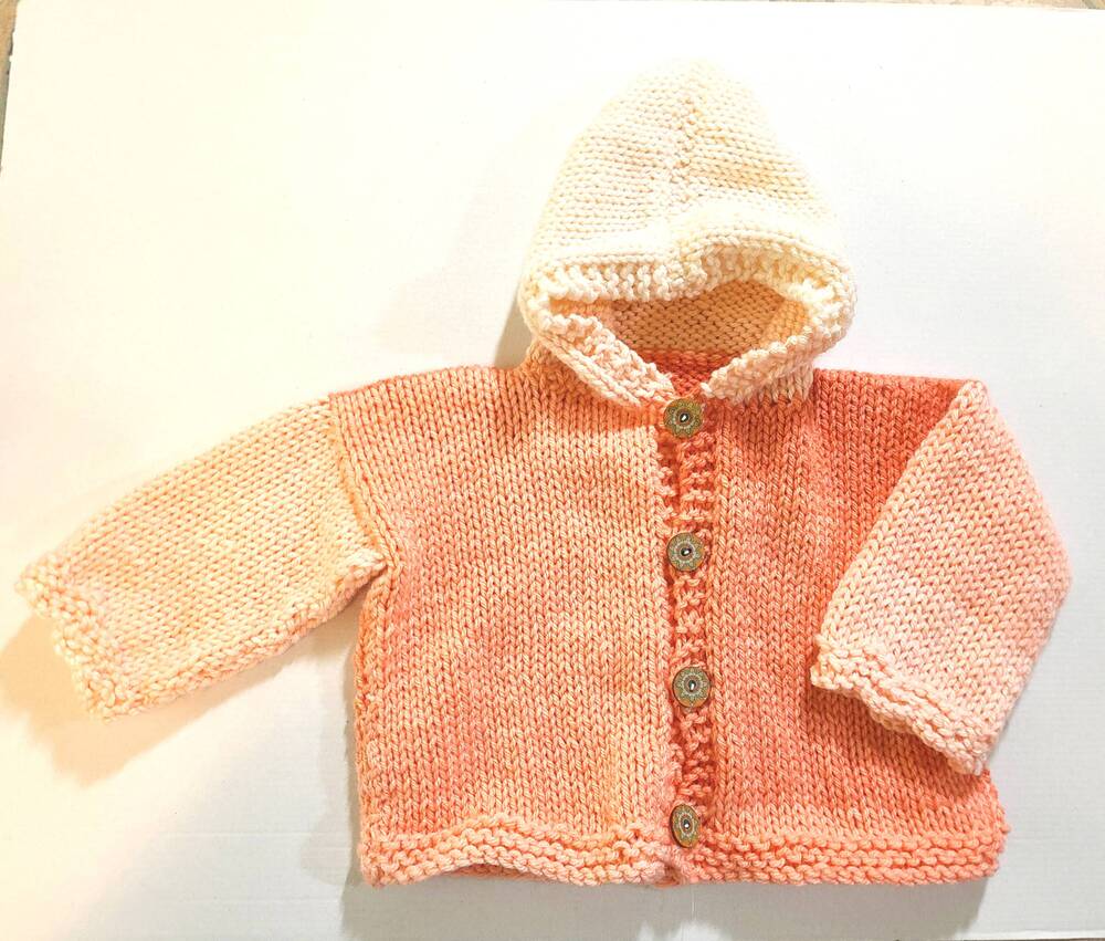 KSS Medium Weight Apricot Colored Hooded Sweater (2 Years) SW-1013 KSS-SW-1013