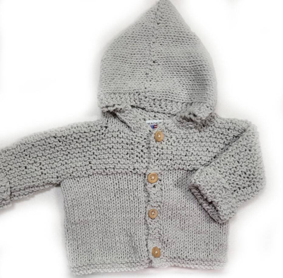 KSS Grey Hooded Sweater/Jacket (9 Months) SW-903