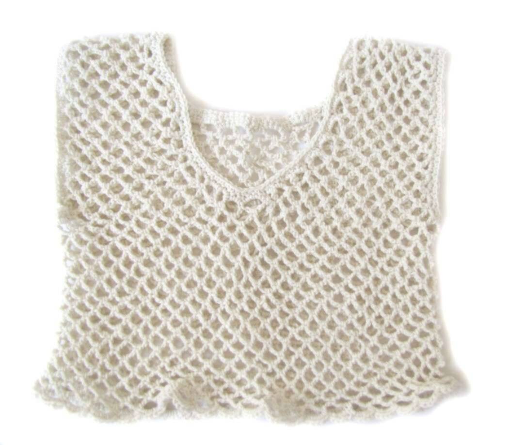 KSS Lacy Crocheted Sweater Vest (2 - 3 Years) KSS-SW-175