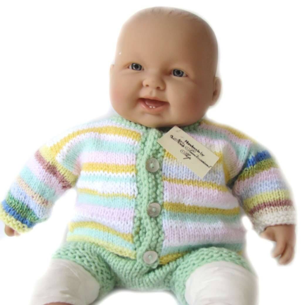 KSS Pastel Sweater/Cardigan with Diaper Cover 9 Months KSS-SW-233-AZ