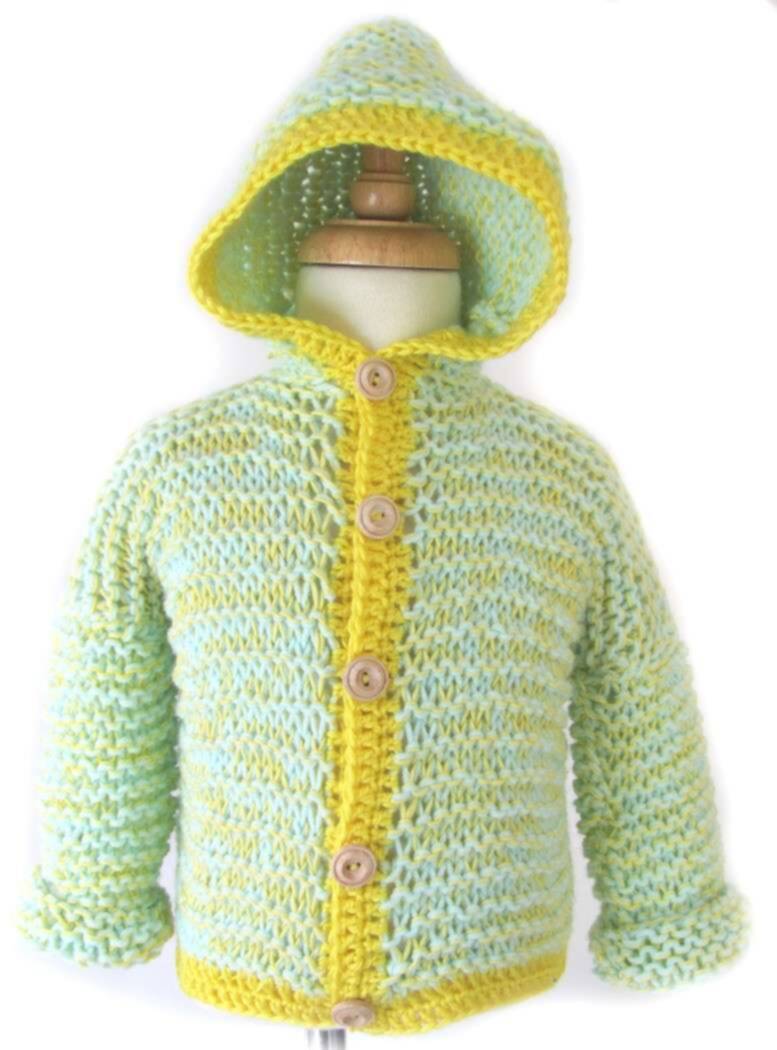 KSS Pastel Colored Hooded Kids Unisex Sweater (2 Years) KSS-SW-286-EB