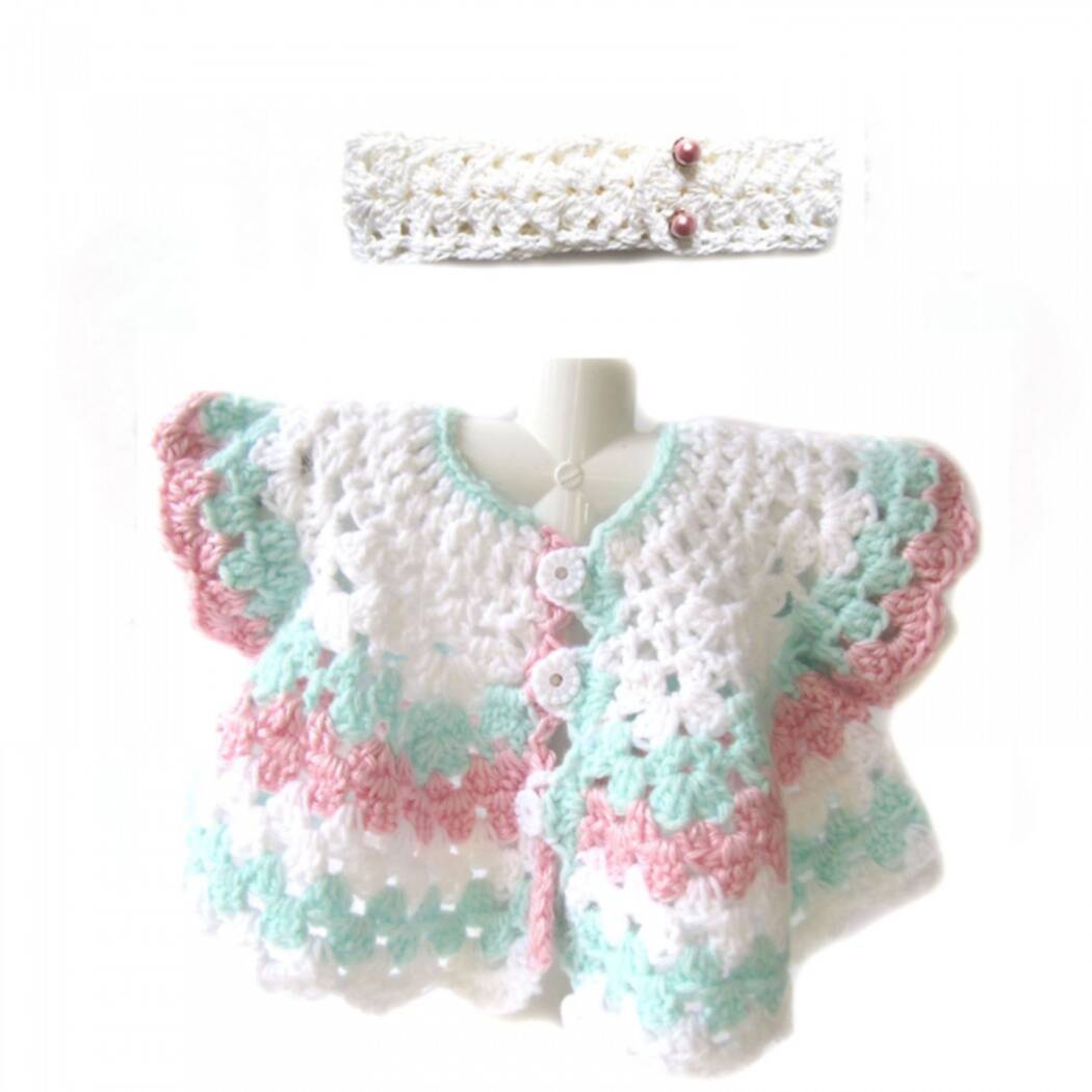 KSS Pastel Sweater/Bolero (18 - 24 Months)