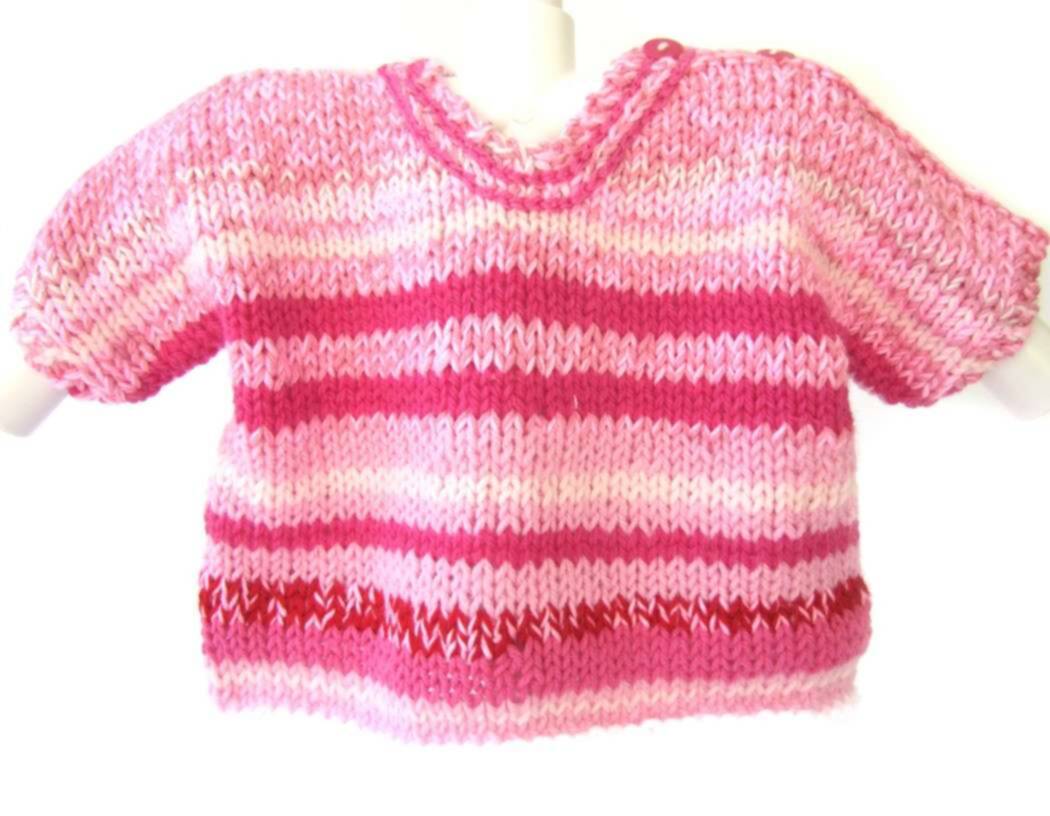 KSS Pink/White Striped Toddler Sweater Vest (3 Years) SALE! KSS-SW-365-EB