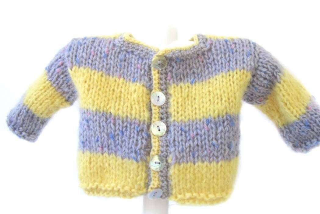 KSS Yellow/Grey Sweater/Jacket (9-12 Months)