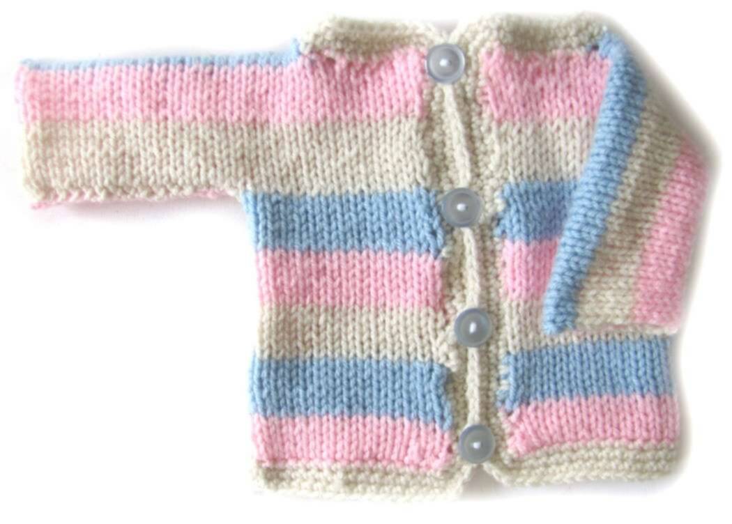 KSS Pink Light blue Sweater/Jacket 3 Months - Click Image to Close