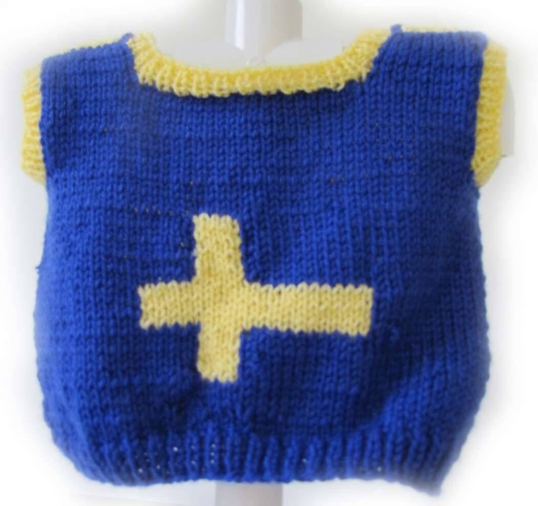 KSS Blue with Swedish Flag Vest 18 Months KSS-SW-445-EB