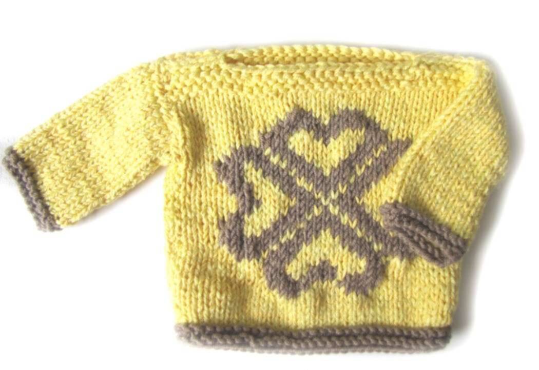 KSS Yellow Colored Fair Isle Sweater 2T