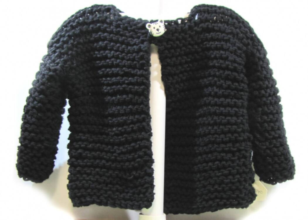 KSS Heavy Black Sweater/Cardigan (4-5 Years) KSS-SW-750-EB