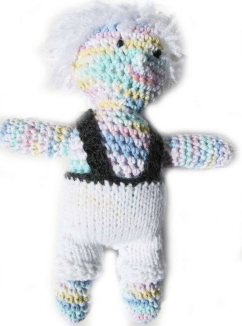 KSS Crocheted Cotton Doll 10" long TO-013 KSS-TO-013-EBK