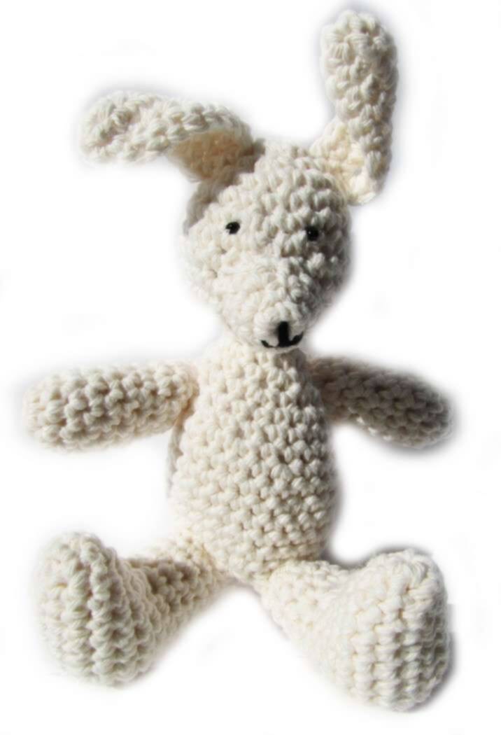 KSS Crocheted Cotton Rabbit 9" long KSS-TO-014