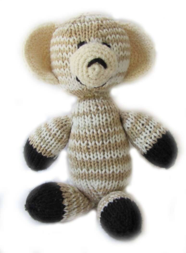KSS Knitted Cotton Monkey 12" tall KSS-TO-025
