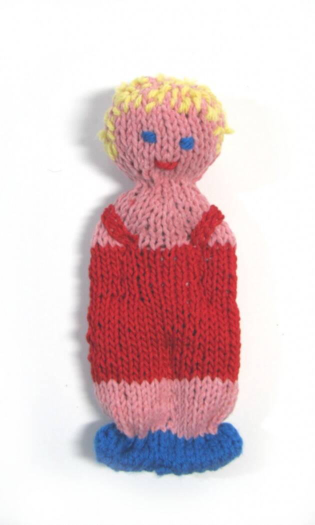 KSS Knitted Doll Baby Toy 8" tall TO-066 KSS-TO-066-EBK