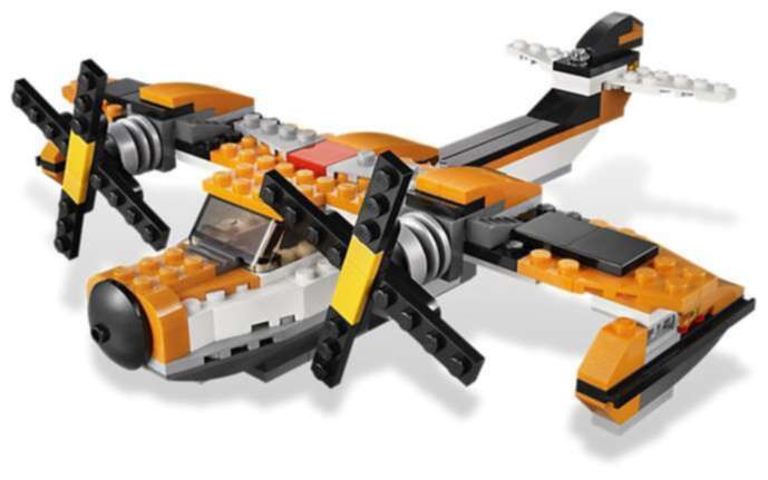 LEGO Creator Transport Chopper 7345 - Click Image to Close