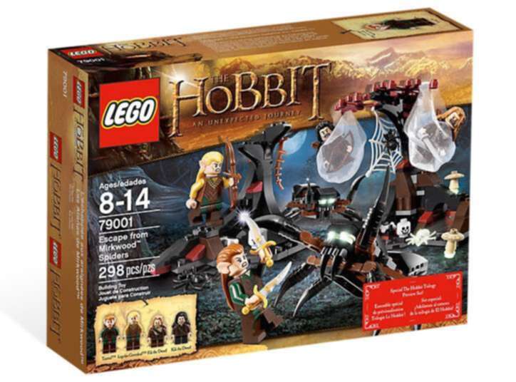 LEGO Hobbit Escape from Mirkwood Spiders - 79001 - Click Image to Close