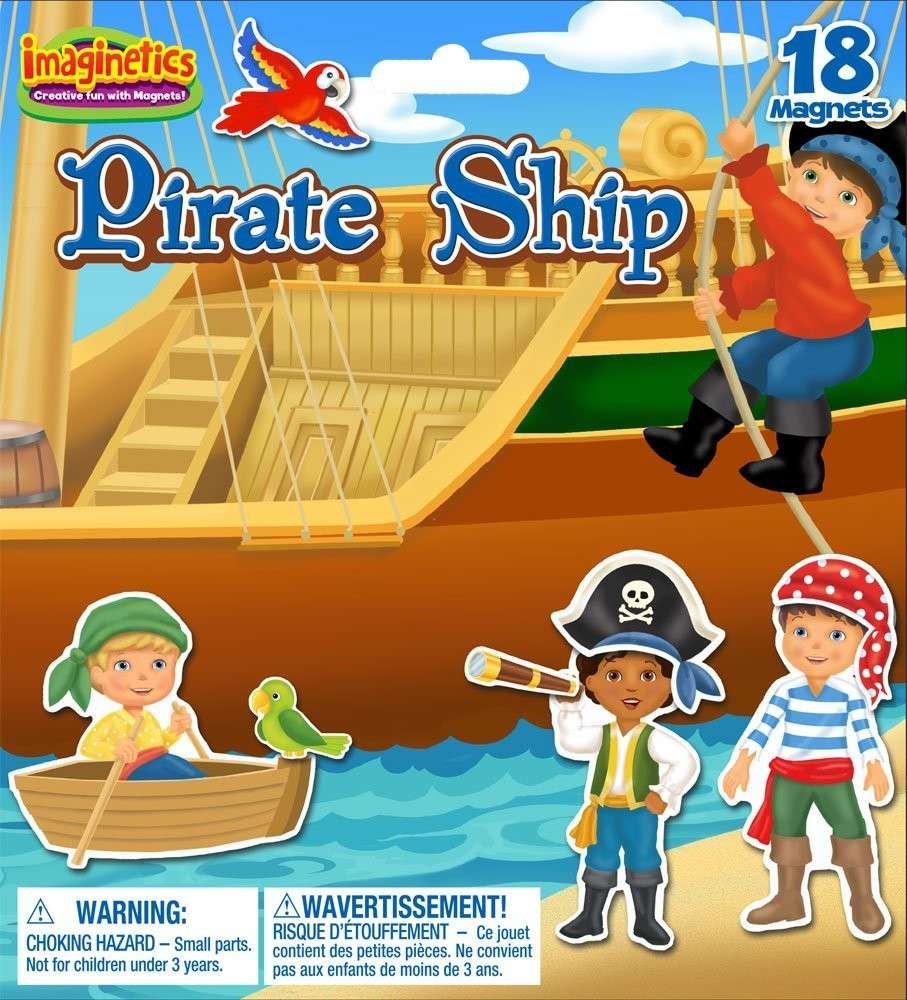 Imaginetics Pirate Ship Play Board 81073 MAGNET-81073
