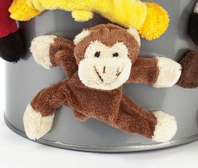 Teddykompaniet 4" Animals with Magnets Monkey 1325 - Click Image to Close