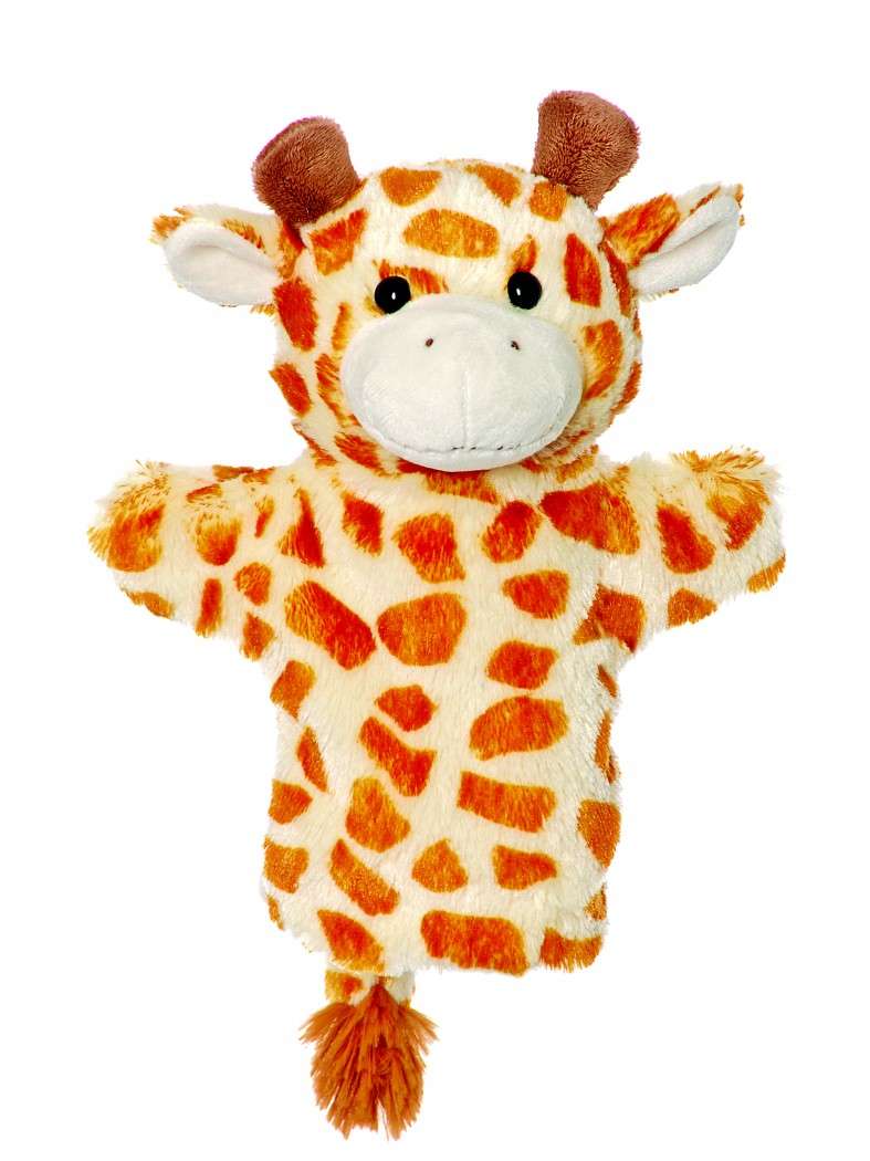 Teddykompaniet Wild Giraffe Hand Puppet 2353 TEDDY-2353-GI