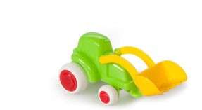 Viking Toys 3" Little Chubbies Tractor Pastel Green