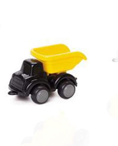 Viking Toys 4" Chubbies Dump Truck Black/Yellow 1143 - Click Image to Close