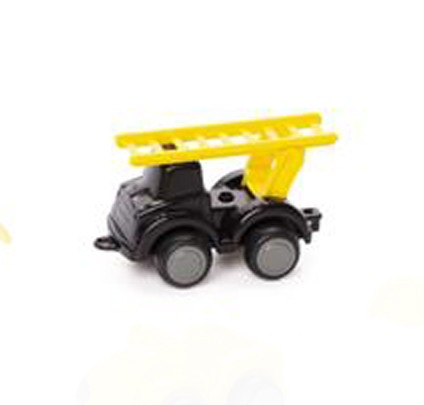 Viking Toys 4" Chubbies Ladder Truck in Black and Yellow 1143-LT - Click Image to Close