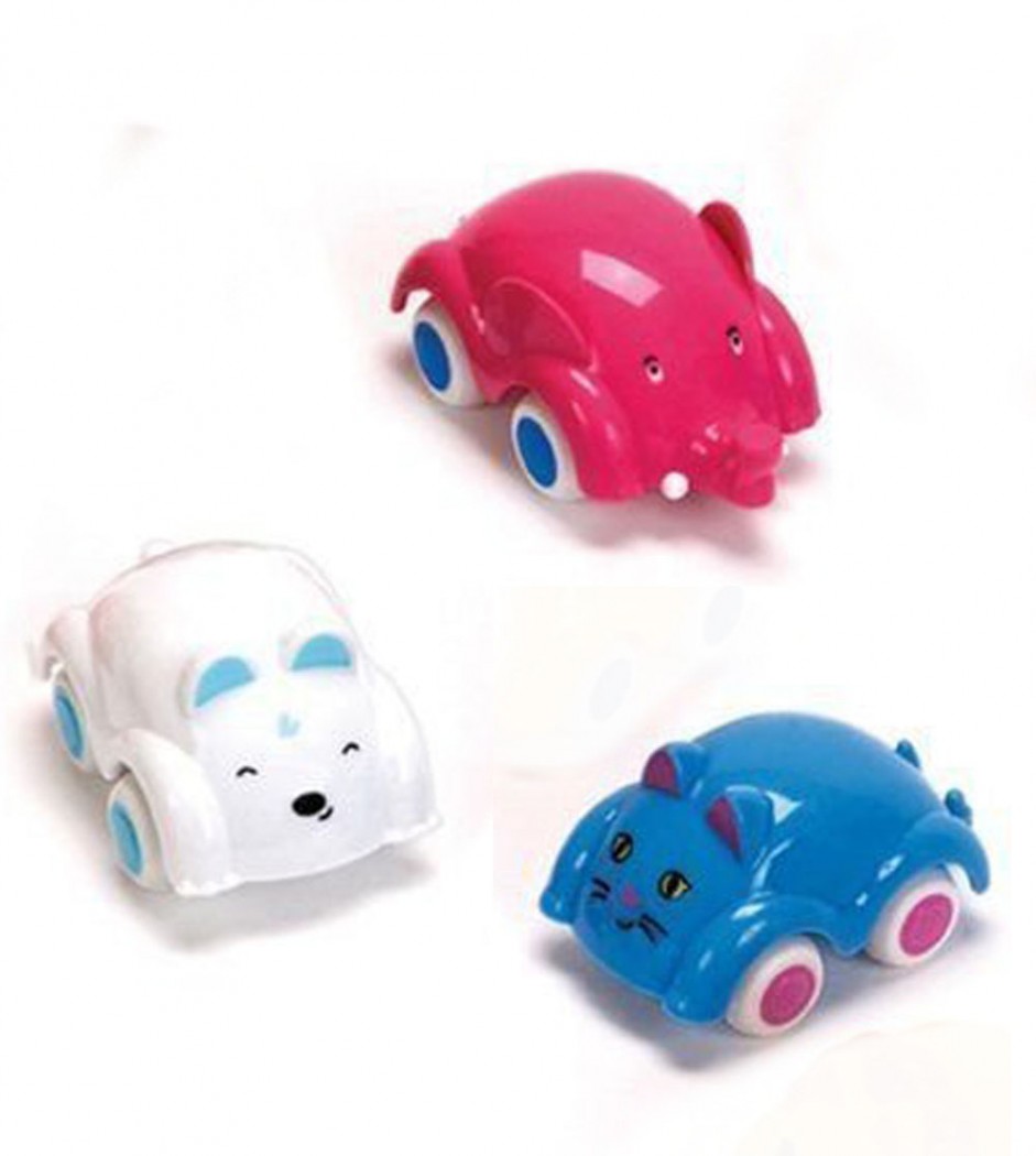 Viking Toys 3" Little Chubbies Cute Cars (Three Cars) 1170 VIKING-1170-3PC-PANDASET