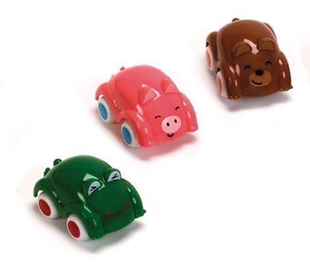 Viking Toys 3" Little Chubbies Cute Cars (Three Cars) 1170 VIKING-1170-3PC-FARM