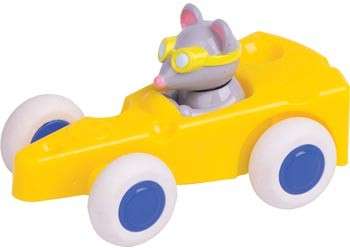Viking Toys 5" Chubbies Cute Racer Mouse in a Cheese 1360 VIKING-1360-CHEESE